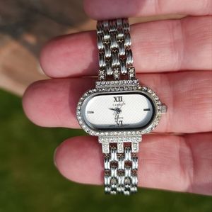 🌟 3 for $15 Deal! 🌟Cannes Quartz Japan Movement bracelet watch silver